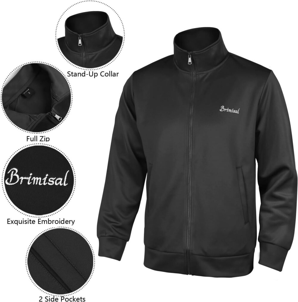 Men's Tracksuits Sweatsuits For Men 2 Piece Sets Outfits Long Sleeve Casual Full Zip Athletic Jogging Sportswear - Image 5