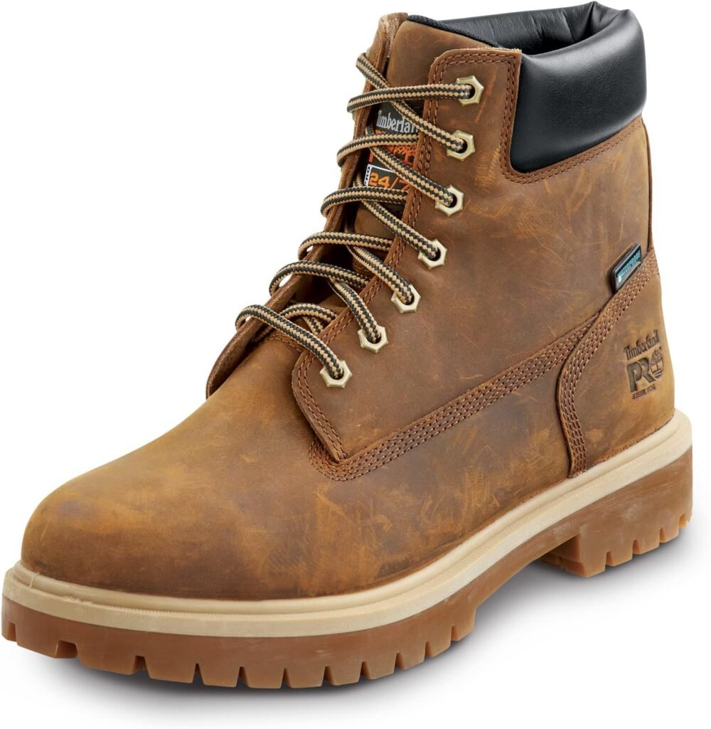 Timberland PRO 6IN Direct Attach Men's Steel Toe MaxTrax Slip-Resistant Work Boot - Image 3