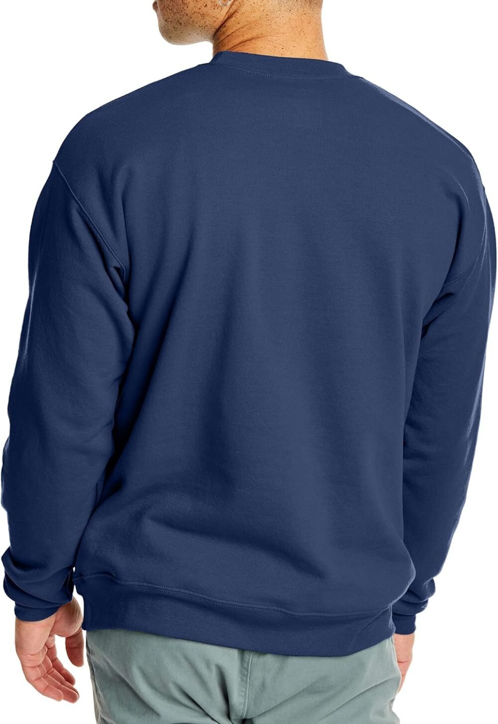 Hanes EcoSmart Fleece, Cotton-Blend Pullover, Crewneck Sweatshirt for Men - Image 3