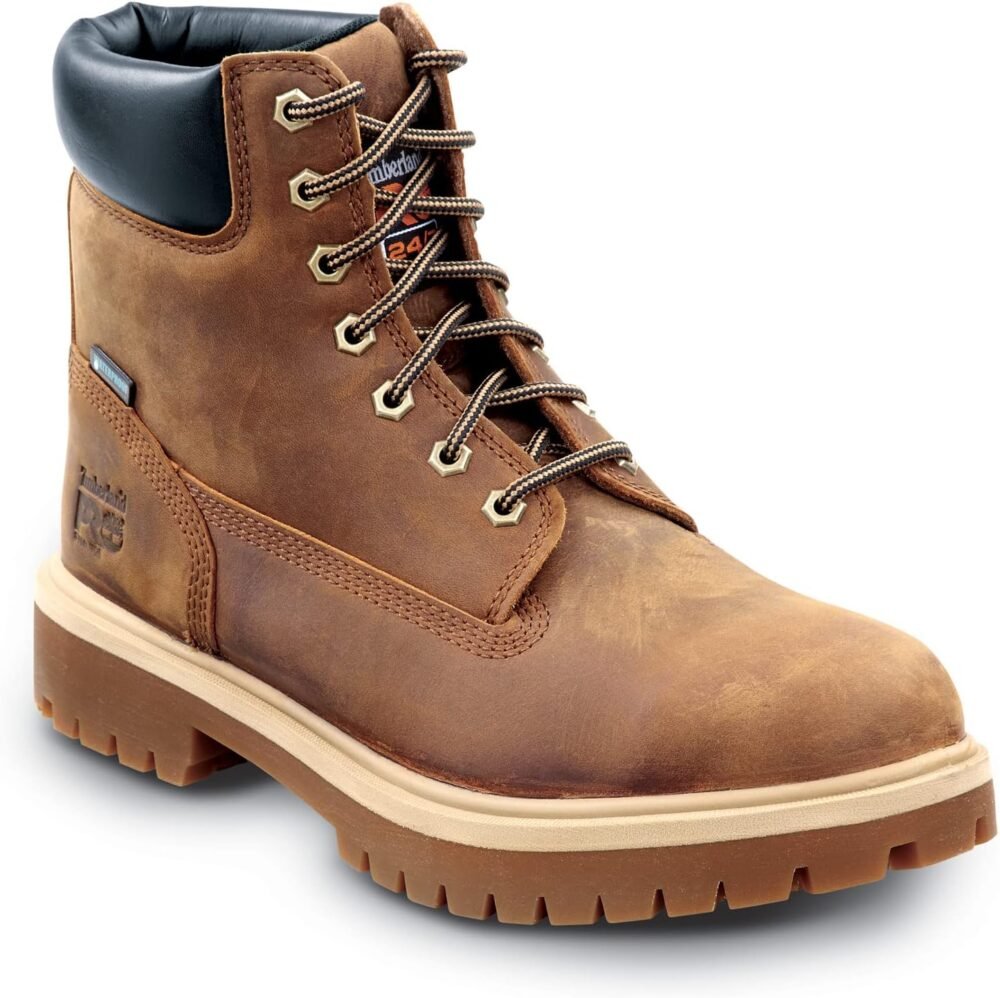 Timberland PRO 6IN Direct Attach Men's Steel Toe MaxTrax Slip-Resistant Work Boot - Image 4